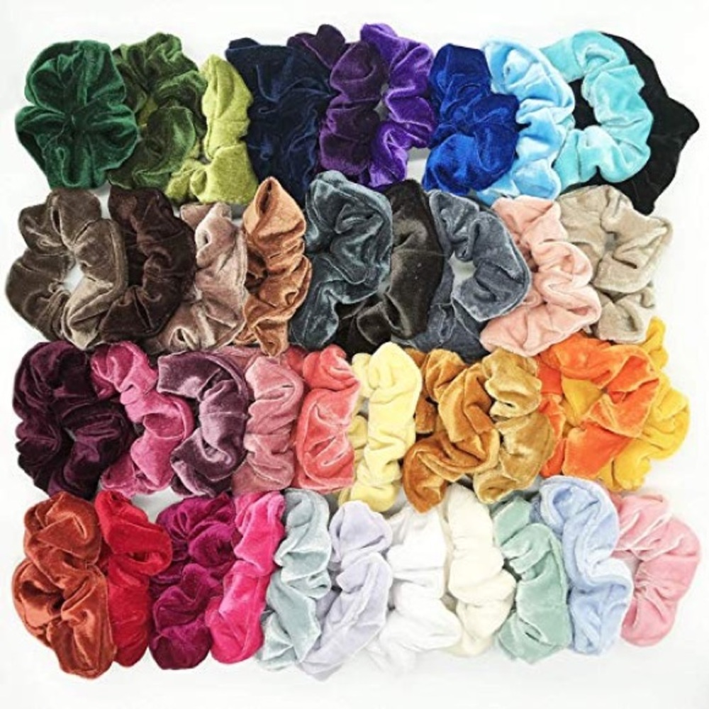 BEST VALUE Velvet Scrunchies 🌈✨